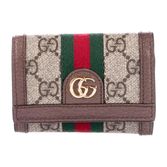 Gucci Ophidia GG Supreme Compact Wallet w/ Tags - Picture 1 of 4